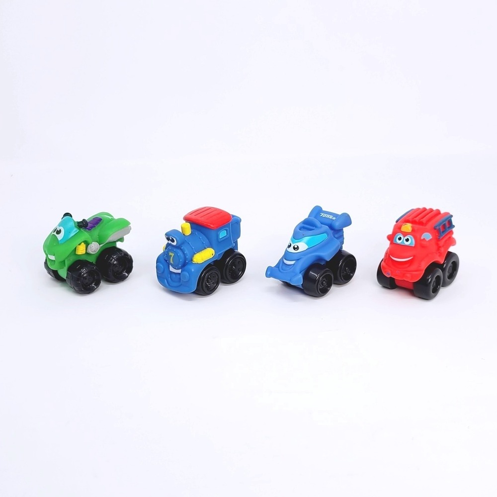 VALUE BUNDLE: Tonka Chuck & Friends‎ Lot of 4 ATV Train Race Fire Cake Topper